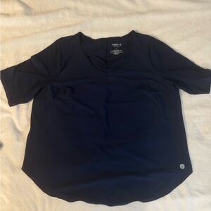 Torrid Navy Blue V-Neck Top Active Wear Size 2